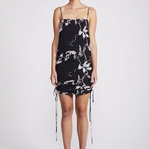 SHONA JOY Ruched Slip Dress